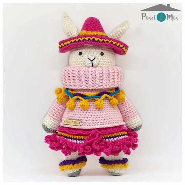 Llara - De Alpaca - Gehaakte Knuffel