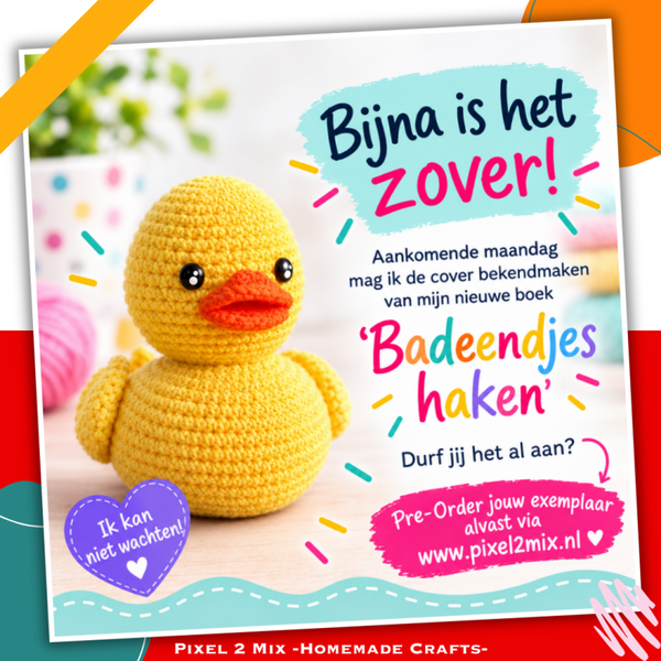 Pre-Order: Boek Badeendjes Haken | 20 Kleurrijke Badeendjes Haken