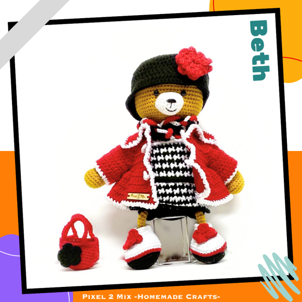 Beth - Het Gatsby (Jaren 1920) Beertje - PDF Haakpatroon