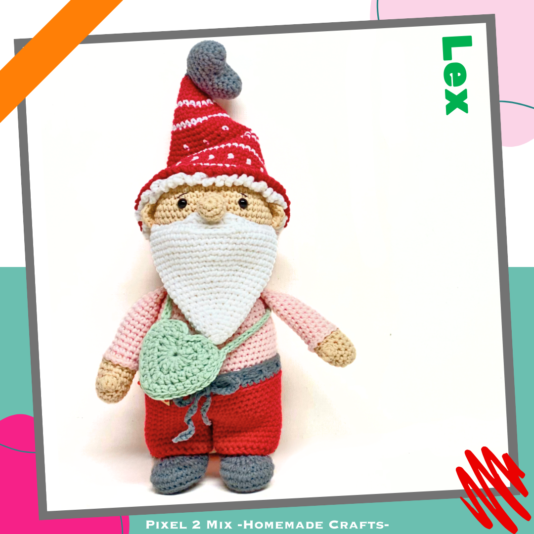 Lex - De LOVE Boy Kabouter - PDF Haakpatroon