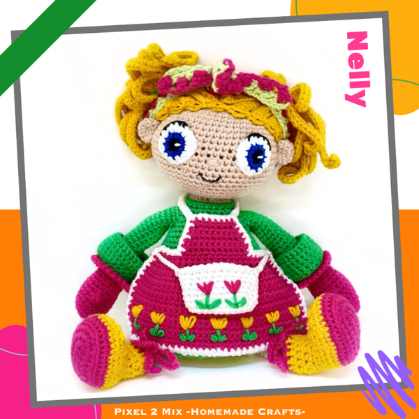 Nelly - De Tuinvrouw - PDF Haakpatroon