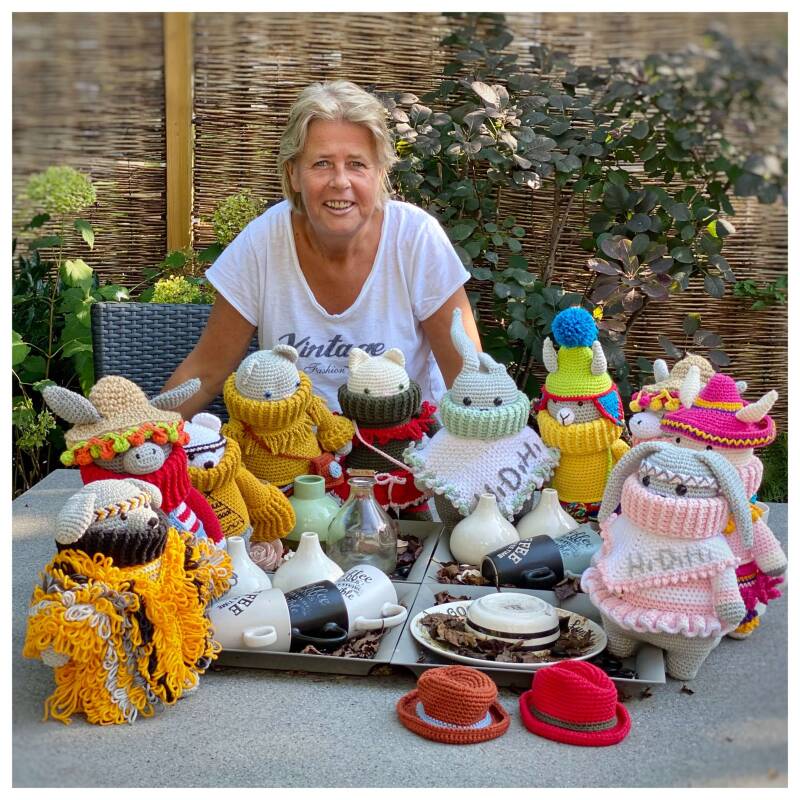 Pixel 2 Mix -Homemade Crafts Haakontwerpster Marja Hermes, greep uit de colletie van Pixel 2 Mix -Homemade Crafts-