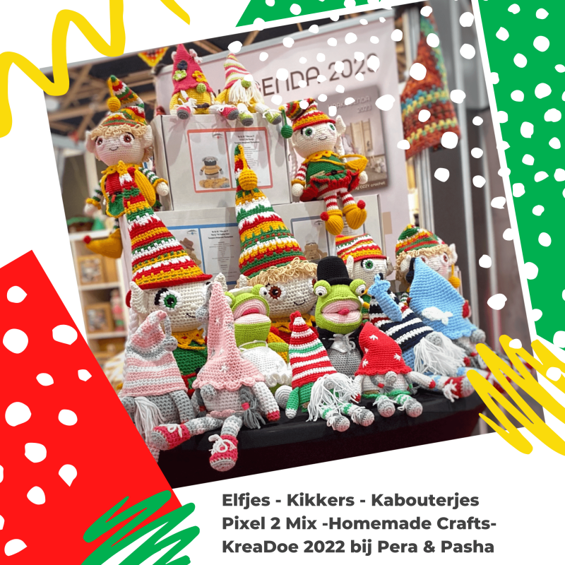 Marja van Pixel 2 Mix op KreaDoe 2022 te gast bij Pera & Pasha