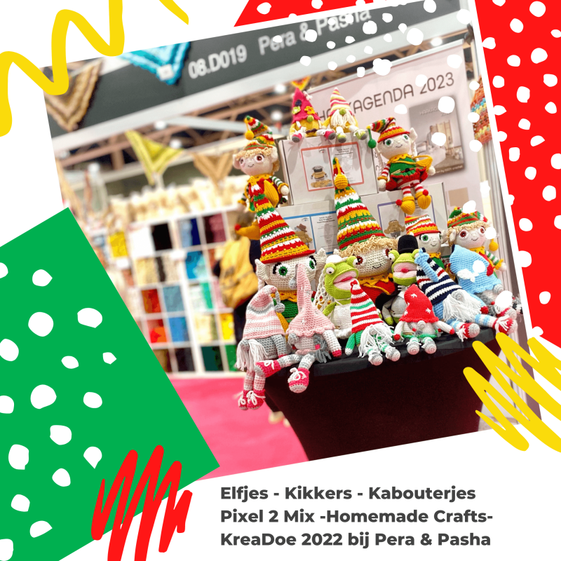 Marja van Pixel 2 Mix op KreaDoe 2022 te gast bij Pera & Pasha