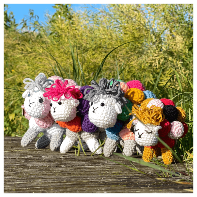 Sarah - 2 x Sophie - Sandy - Gratis Haakpatroon Schaapjes Haken