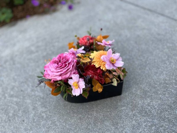 Recht uit het hart - 27 cm - zwart