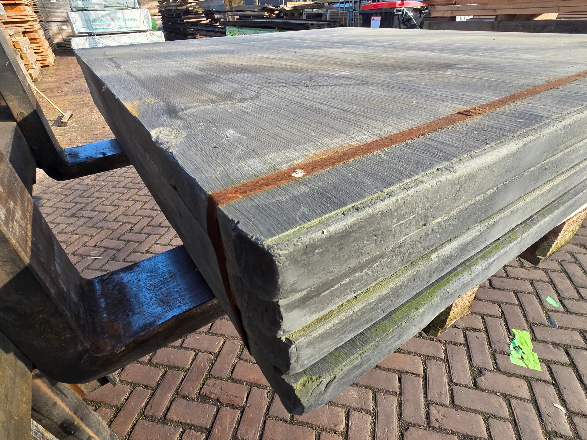 Kunststof Steenschotten Afmeting: 145 x 155 x 5 cm