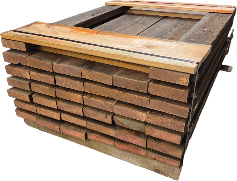 Hardhouten balken fijnbezaagd  Afmeting: 4.5x15.0 cm  20 stuks 1.20 meter