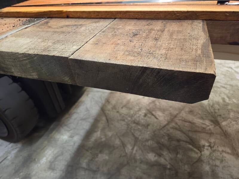 Hardhouten balken - fijnbezaagd