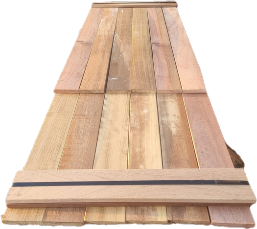 Hardhouten planken  geschaafd  Afmeting: 1.8x12.0 cm