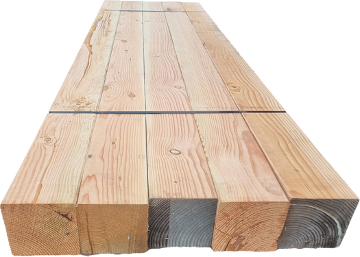 Douglas palen / balken Geschaafd 19.0x19.0 cm hout wolvega