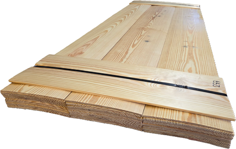 Lariks Planken  Geschaafd aan één zijde  Breedte: 28.8 cm