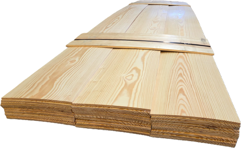 Lariks Planken  Geschaafd aan één zijde  Breedte: 28.8 cm