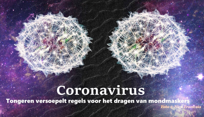 Tongeren versoepelt regels voor het dragen van mondmaskers