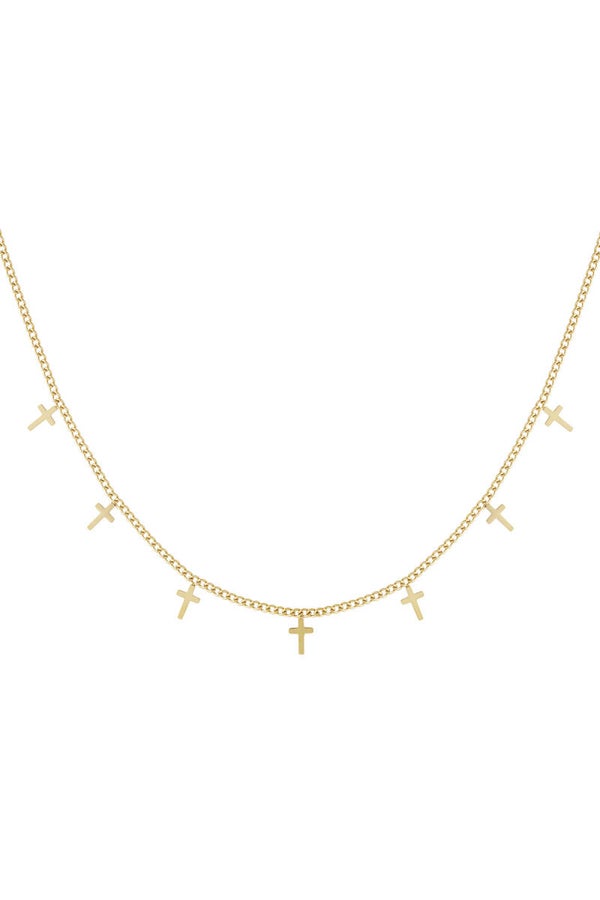Crosses ketting - Goud