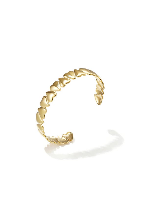 Bangle Armband Met Wisselende Harten