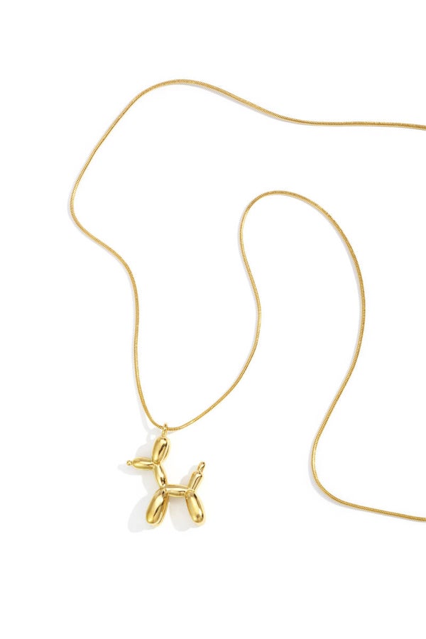 Lange ketting met dierenprint