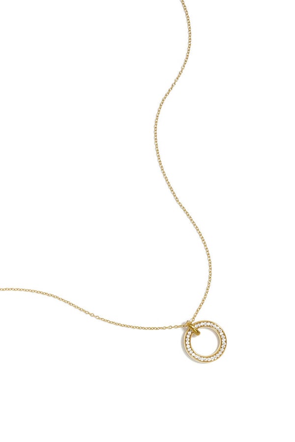 Ketting Met Belegde Cirkel