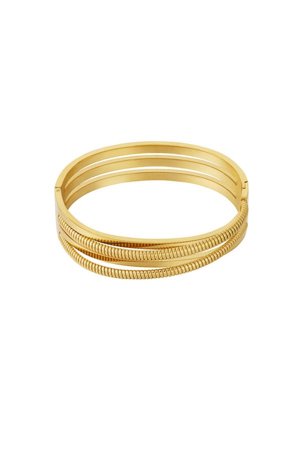 Golden trio armband - Goud