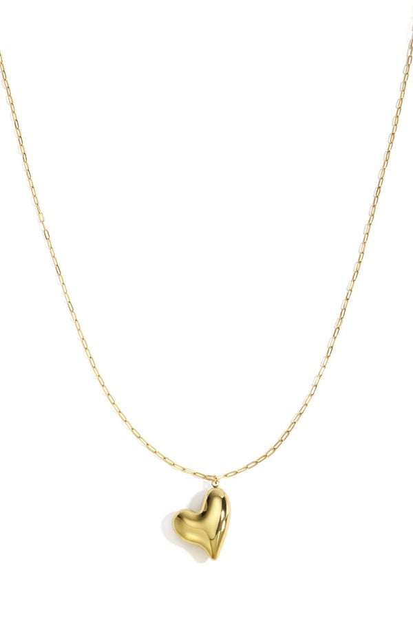Lange ketting met hart