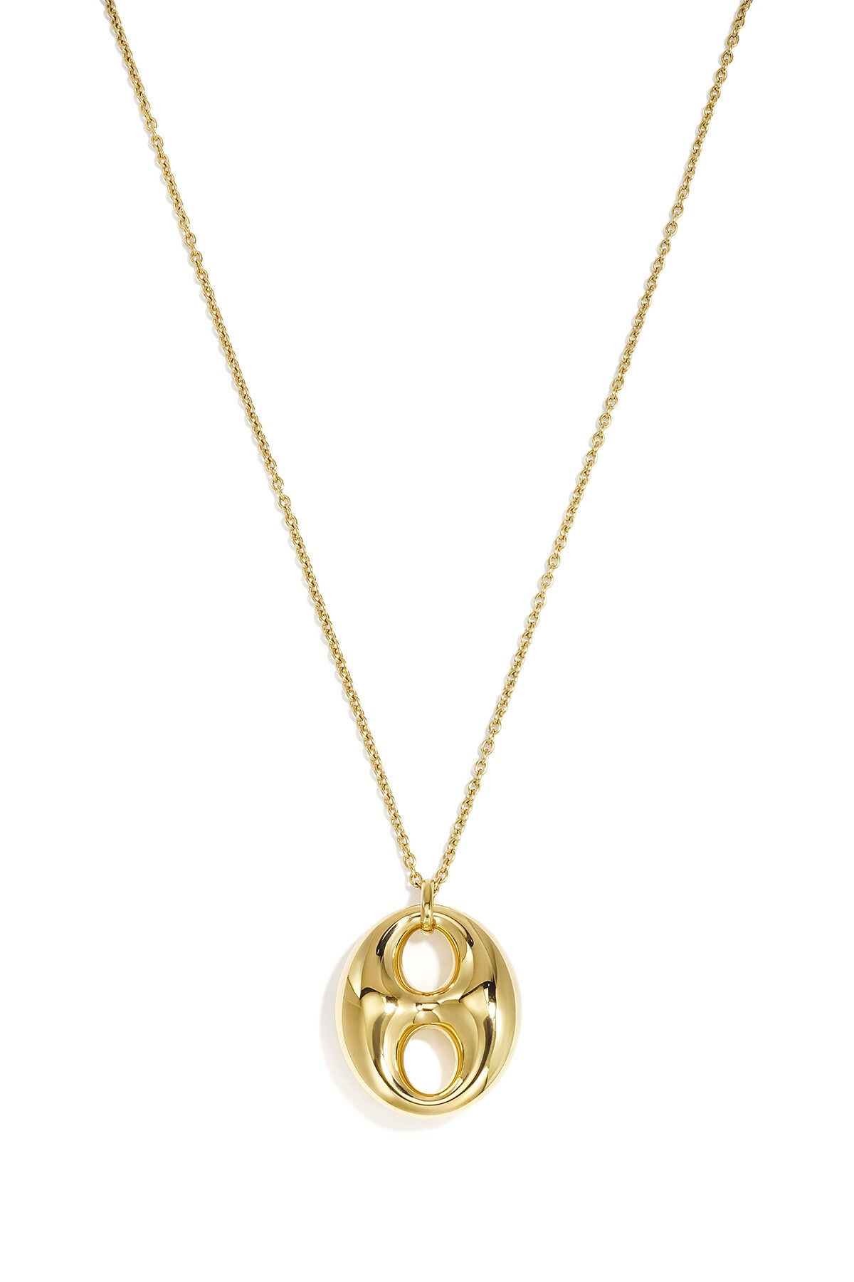 Lange Ketting Met Geometrische Vorm