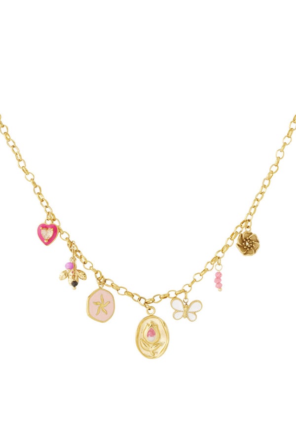 Spring Blossom ketting -  Goud