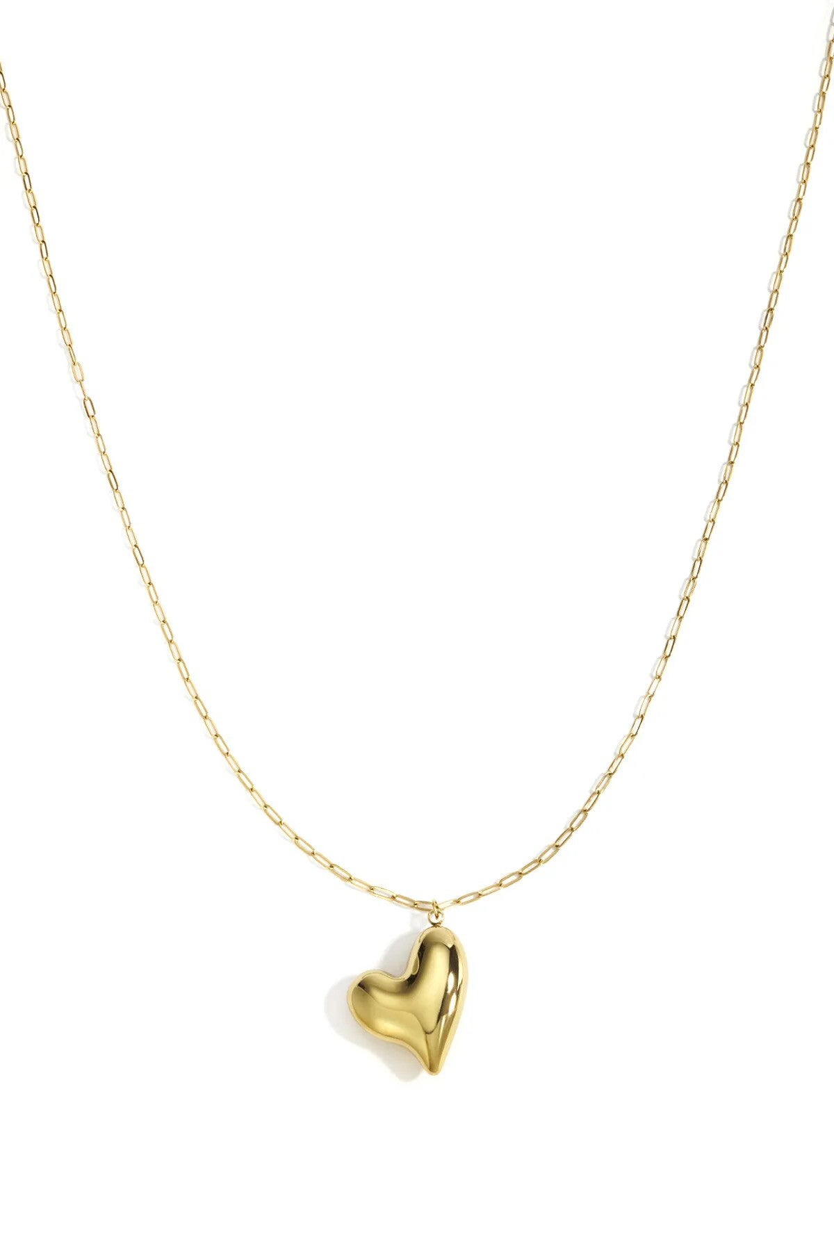 Lange ketting met hart