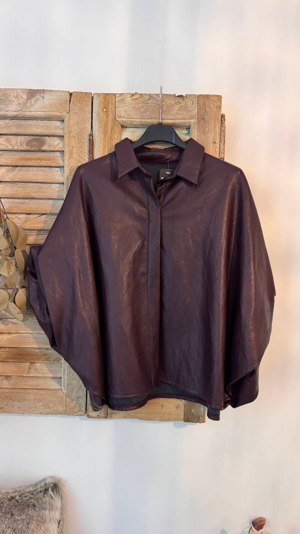 Leatherlook Blouse