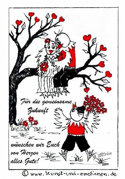 Hochzeits-Spatzen aus Ulm