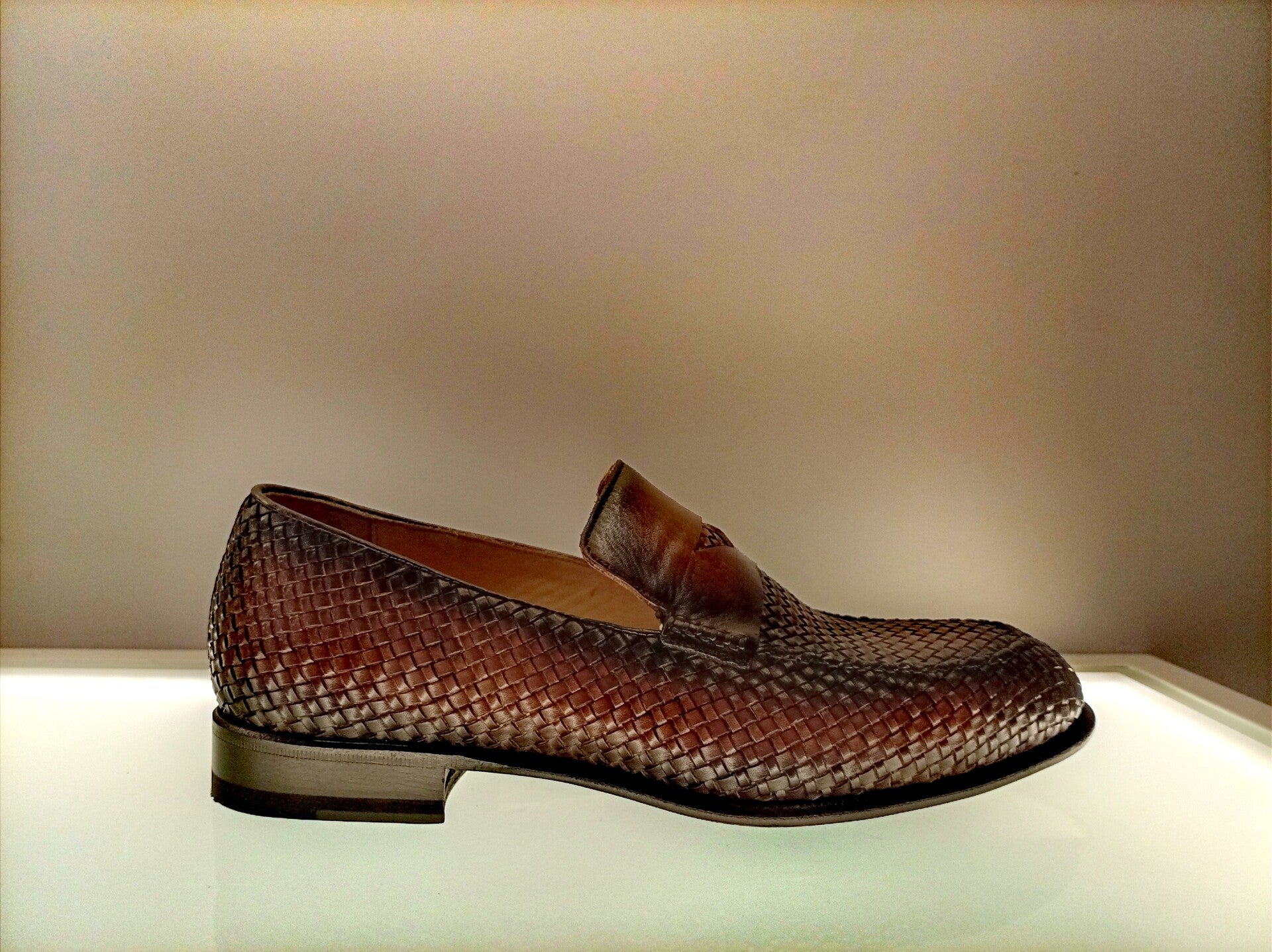 Harris Mocassino Intrecciato Brown sfumato