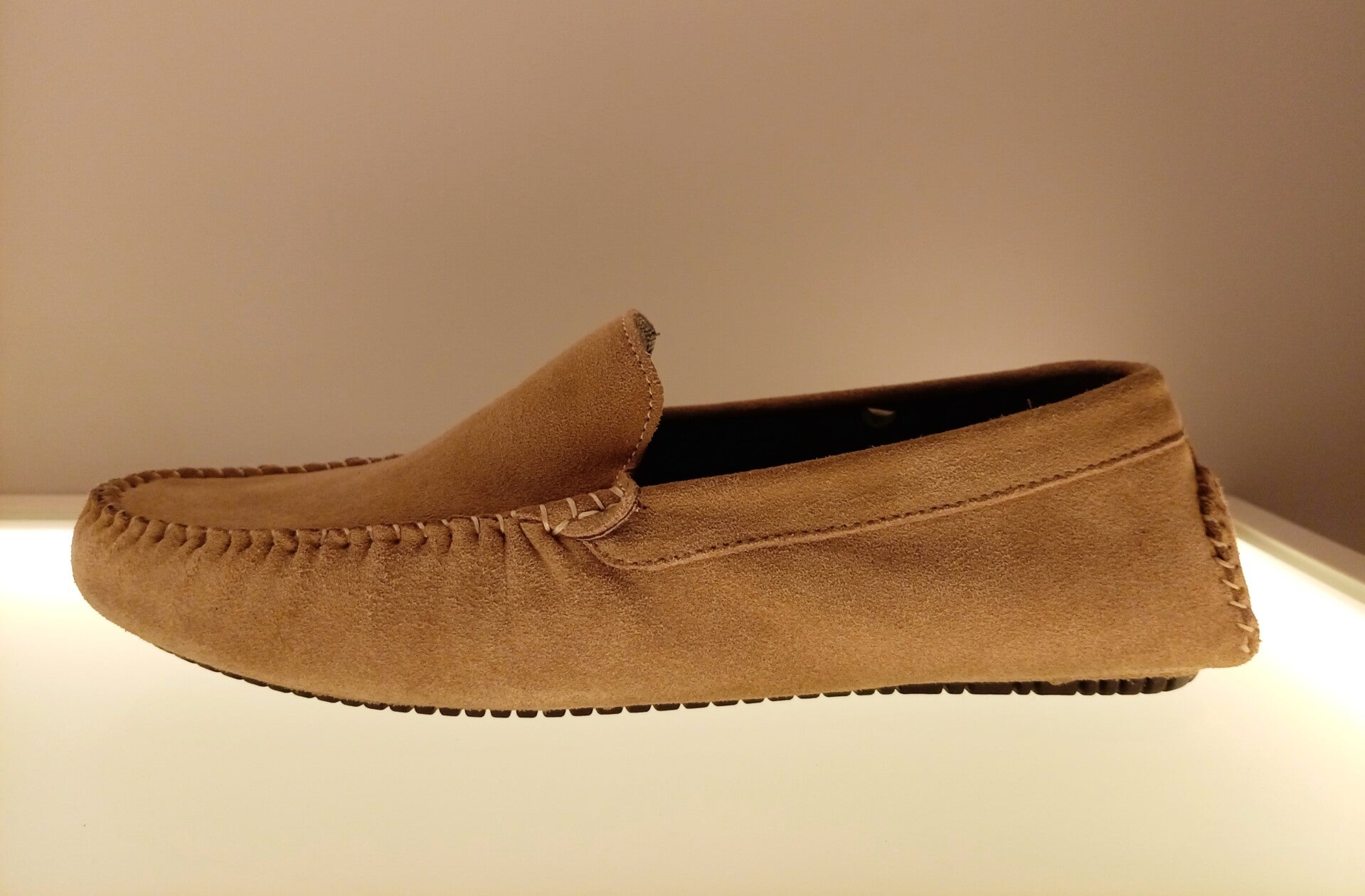 Mocassino CarShoes Frau Scamosciato Sabbia