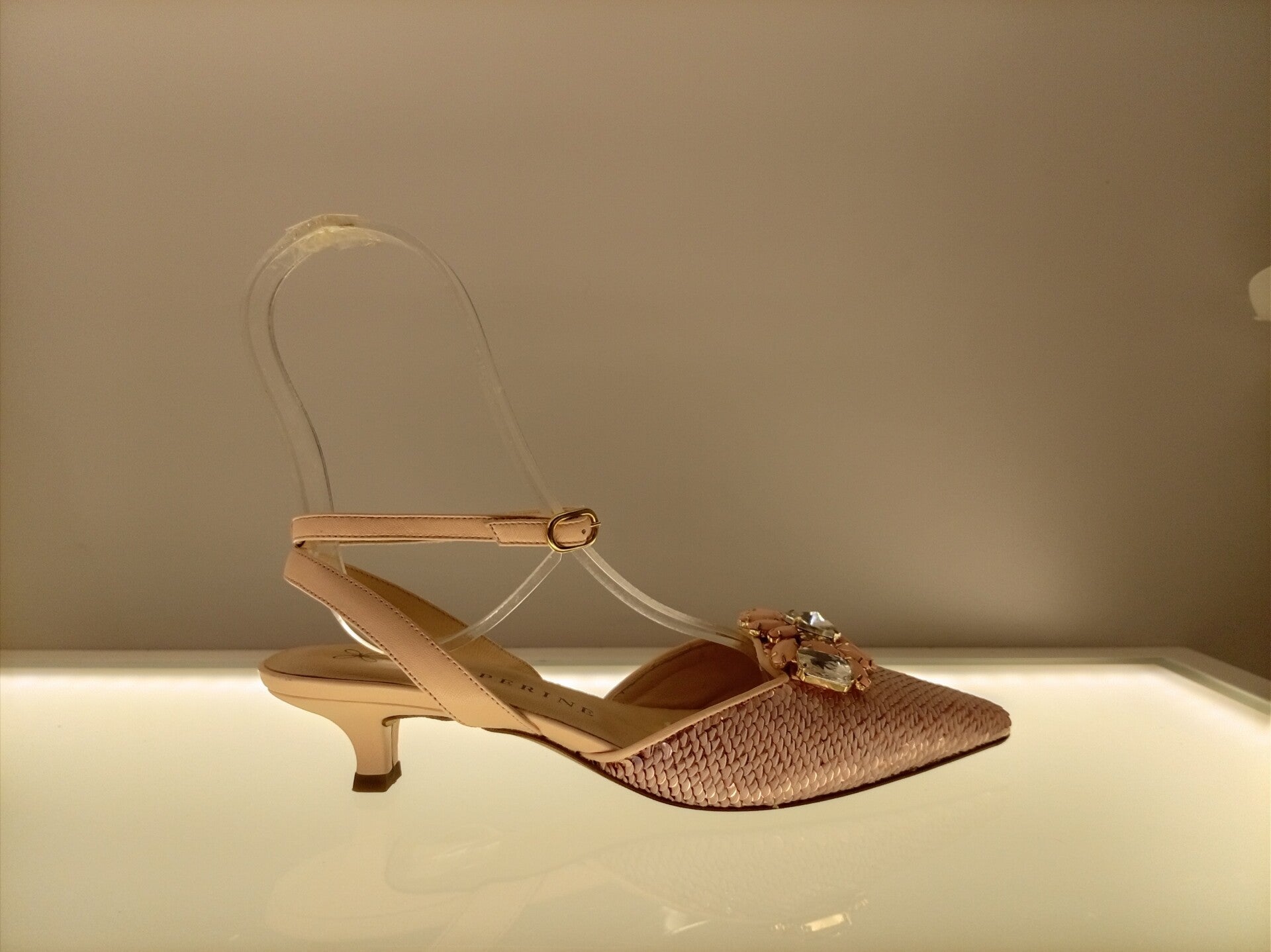 Sandalo Prosperine Pailettes Tacco 3
