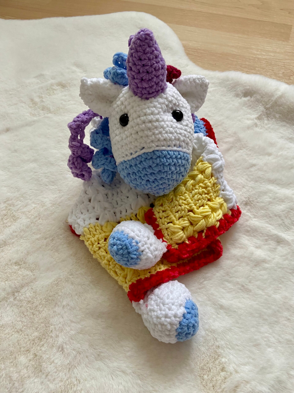 Schnuffeltuch Einhorn Lisa