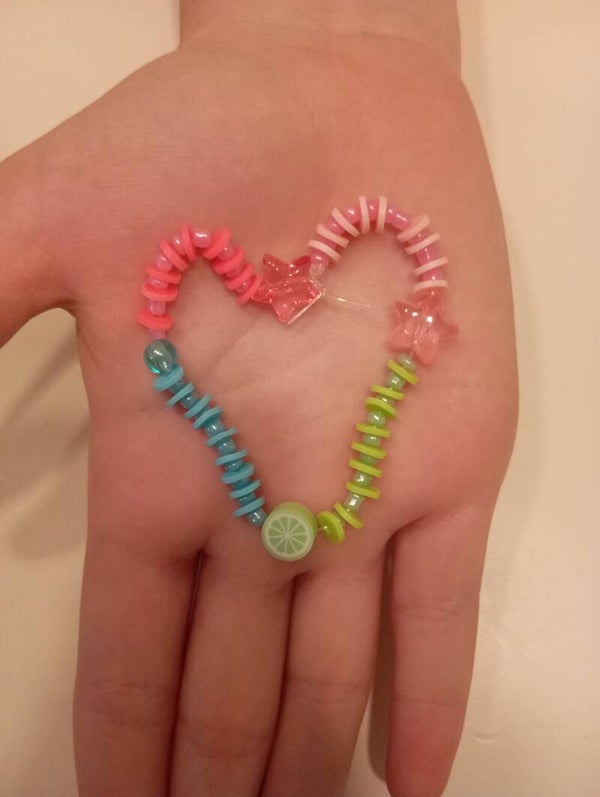 Pulsera de hilo multicolor