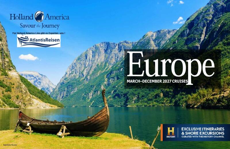 Europa Katalog Holland America Line | www.atlantisreisen.com