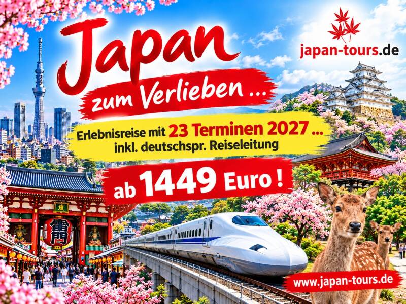 Japan Gruppenreise billig | www.japan-tours.de