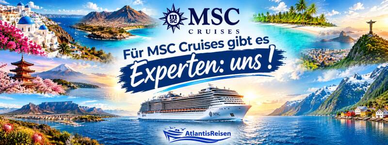 MSC Cruises Experten Atlantis Reisen | www.traum-kreuzfahrten.de