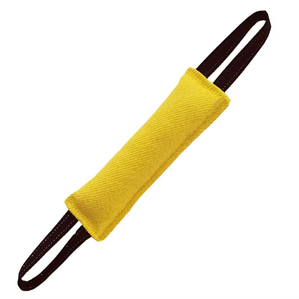 Boudin jaune - poignée noire réfléchissante