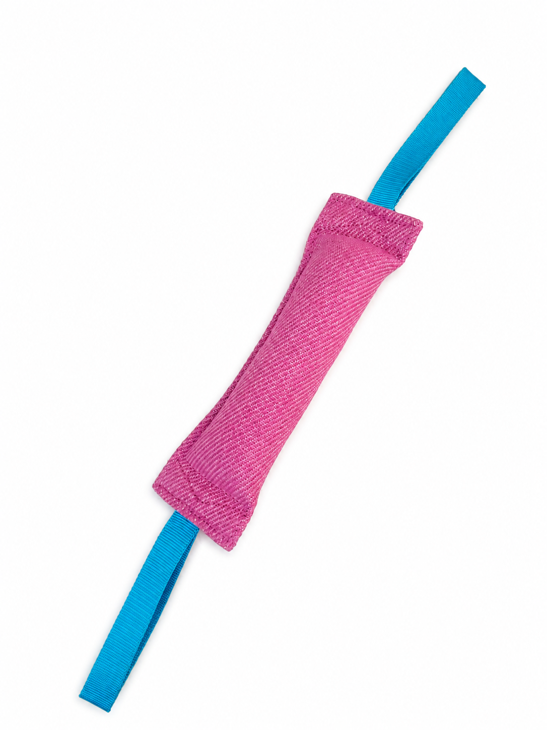 Boudin fuchsia - poignée bleue