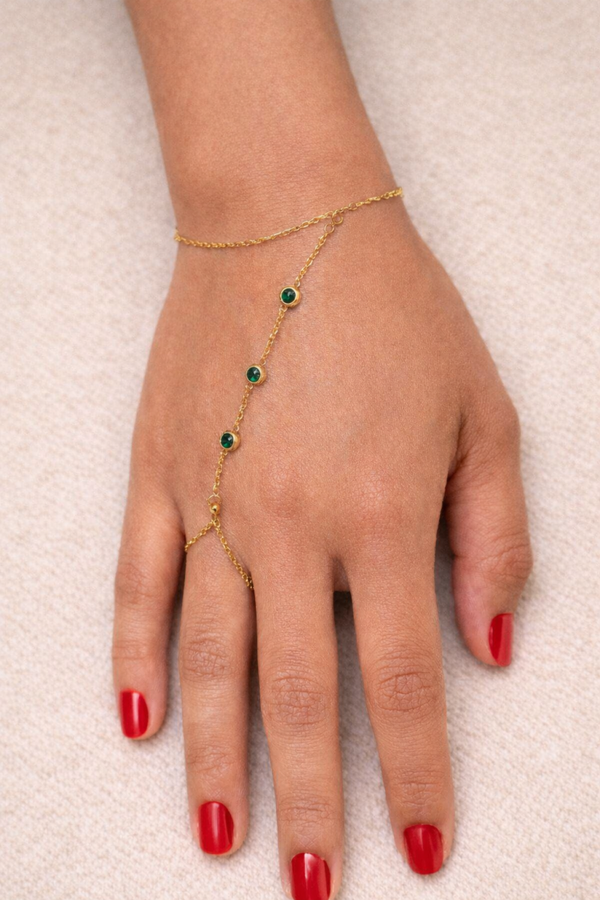 Emerald City Hand Chain