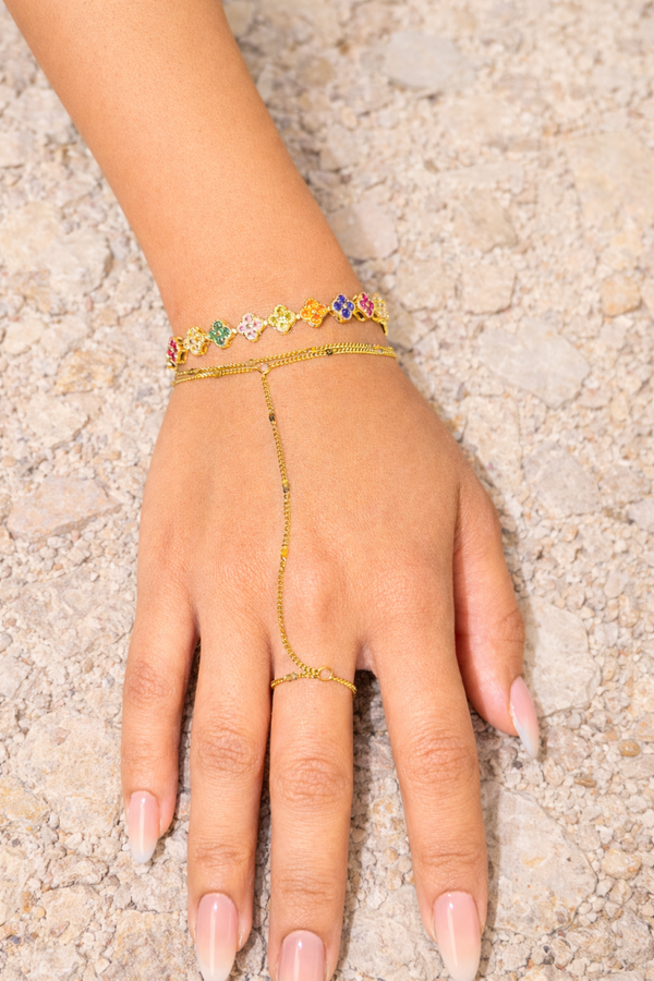 Statement Link Hand Chain