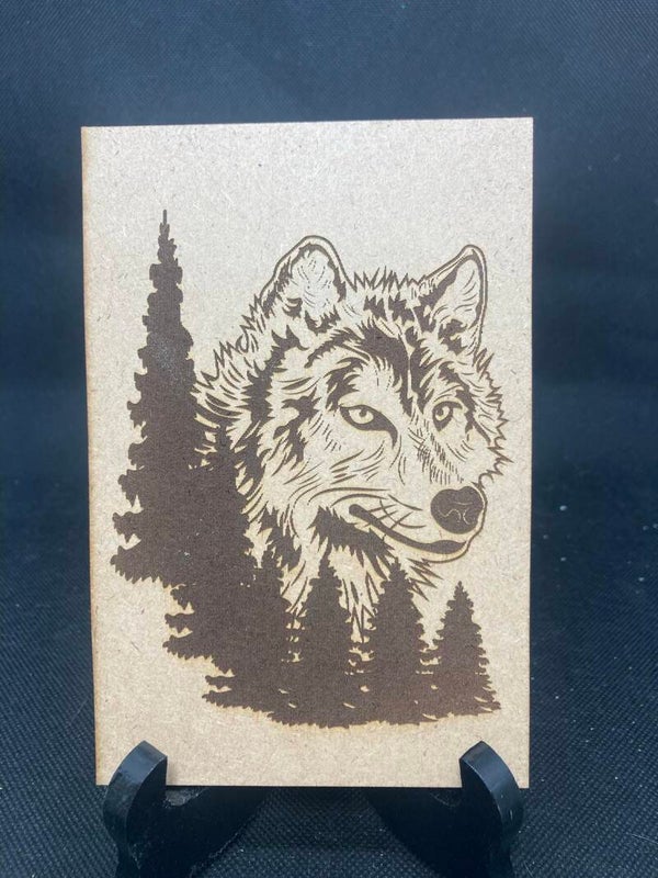 cadre en bois loup modèle 2