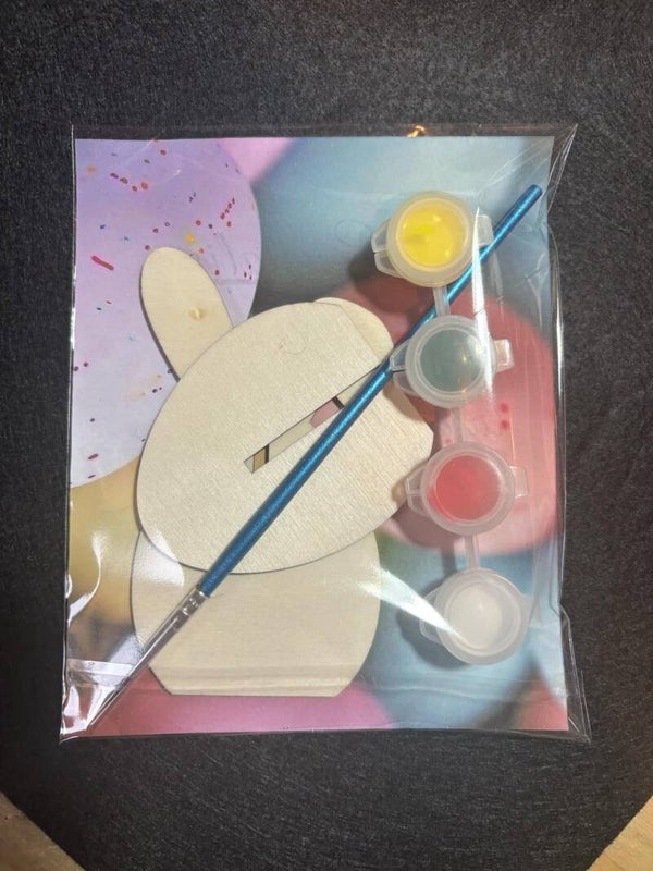 kit painture oeuf lapin