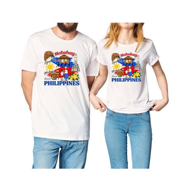 Mabuhay Philippines Cultural Graphic Tee | 100% Cotton Premium T-Shirt- Unisex