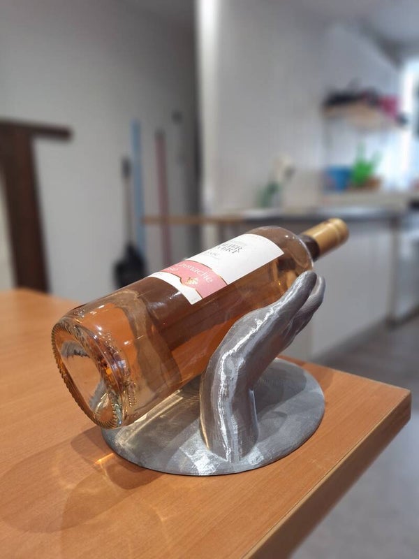 Support de Bouteille de vin en forme de main