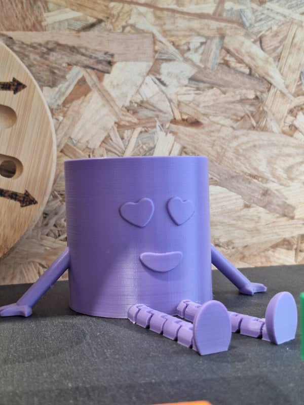 Personnage Pot à Crayon articulé