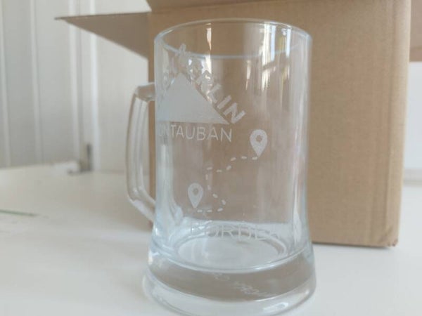 Verre gravé – message personnalisé