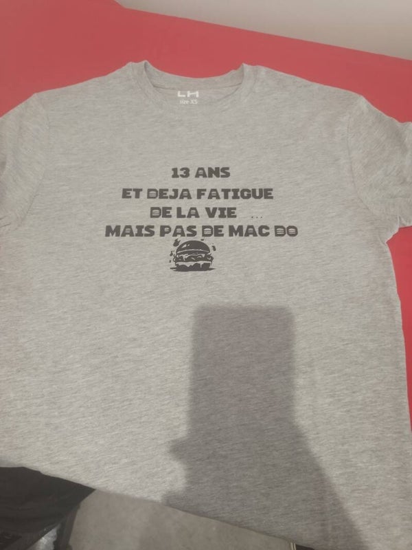 tee shirt - fast food
