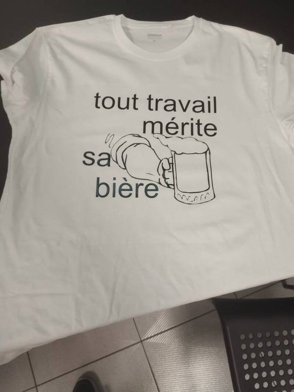 tee-shirt - bière