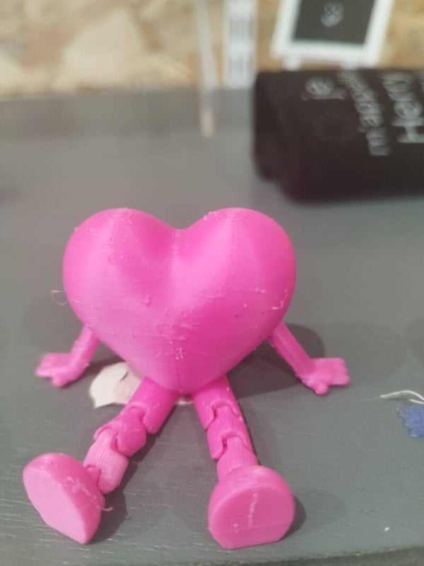 Cœur rose